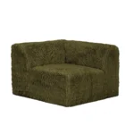Nappi Contemporary Faux Fur Sofa by Furniture of America - Image 4