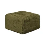 Nappi Contemporary Fur L Sectional Sofa Compressed Foam by Furniture of America - Image 3