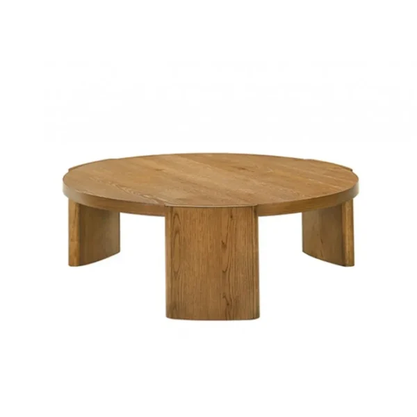 Poltimore Round Wood Coffee Table by Furniture of America - Image 3