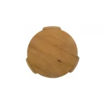 Poltimore Round Walnut End Table by Furniture of America - Image 3