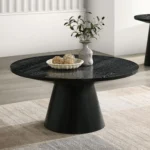 Halewood 36" Round Cocktail Side Table by Furniture of America - Image 5