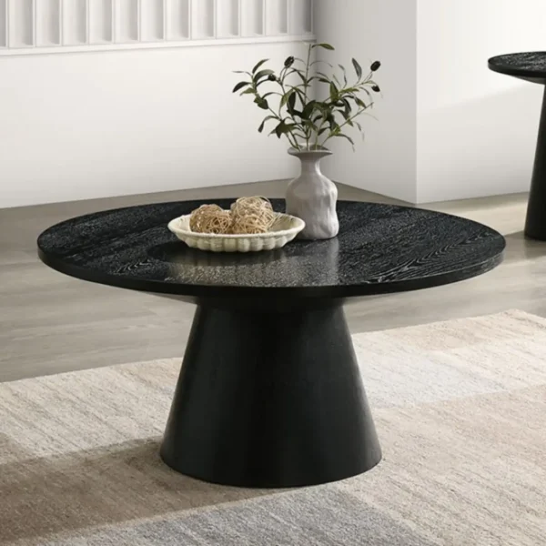 Halewood 36" Round Cocktail Side Table by Furniture of America - Image 5
