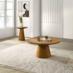 Halewood 36" Round Cocktail Side Table by Furniture of America - Image 7