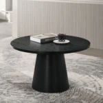 Halewood 29" Round Natural Wood Coffee Table by Furniture of America - Image 2