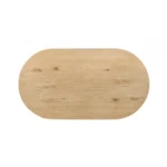 Halewood Wood Oval Coffee Table by Furniture of America - Image 6