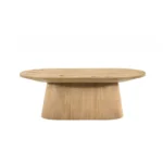Halewood Wood Oval Coffee Table by Furniture of America - Image 7