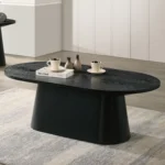 Halewood Wood Oval Coffee Table by Furniture of America - Image 14