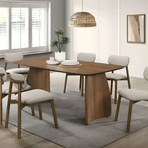 Alnwick 7 Pc Mid Century Modern Dining Rooms by Furniture of America