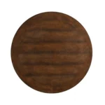 Hickory Round Wood Coffee Table by Furniture of America - Image 2