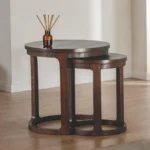 Hickory Nesting End Table by Furniture of America