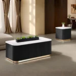 Virden Rectangle Wood Coffee Table by Furniture of America - Image 2