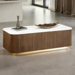 Virden Rectangle Wood Coffee Table by Furniture of America - Image 6
