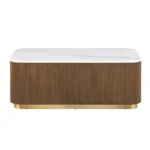 Virden Rectangle Wood Coffee Table by Furniture of America - Image 7