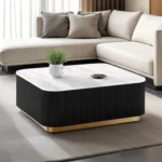 Virden Square Marble Coffee Table by Furniture of America
