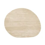 Nolfi Contemporary Travertine End Table by Furniture of America - Image 2