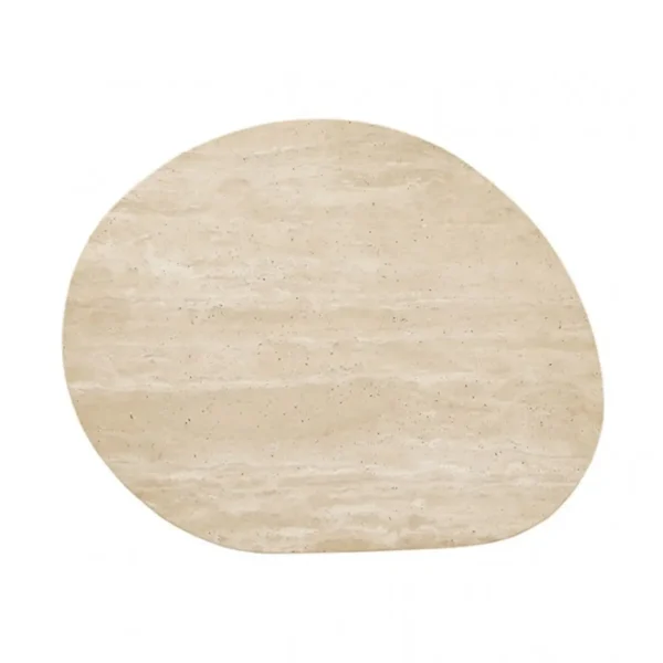 Nolfi Contemporary Travertine End Table by Furniture of America - Image 2