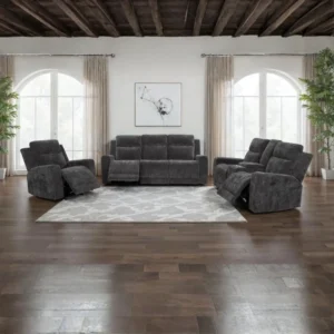 Kennett Chenille Power Reclining Sofa Set by Coaster Furniture
