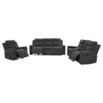 Kennett Chenille Power Reclining Sofa Set by Coaster Furniture - Image 2