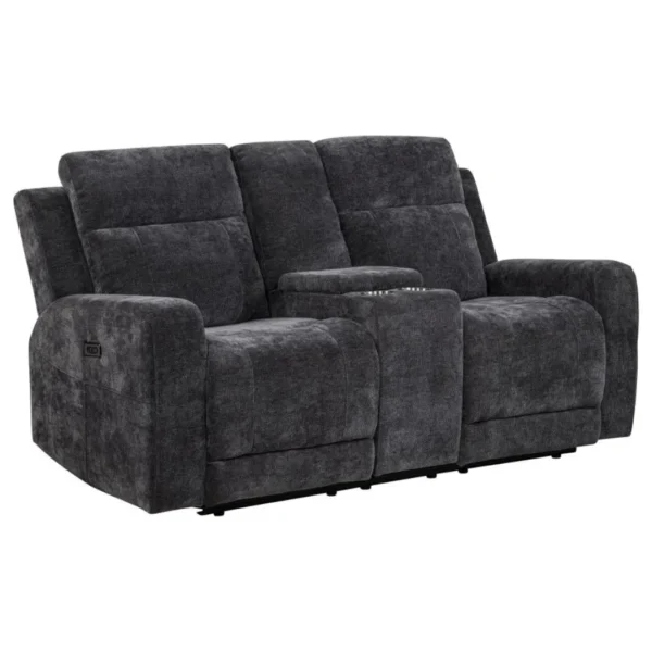 Kennett Chenille Power Reclining Sofa Set by Coaster Furniture - Image 4