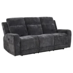 Kennett Chenille Sofa Recliner 3-Seater by Coaster Furniture