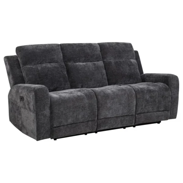 Kennett Chenille Power Reclining Sofa Set by Coaster Furniture - Image 17