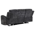 Kennett Chenille Sofa Recliner 3-Seater by Coaster Furniture - Image 3