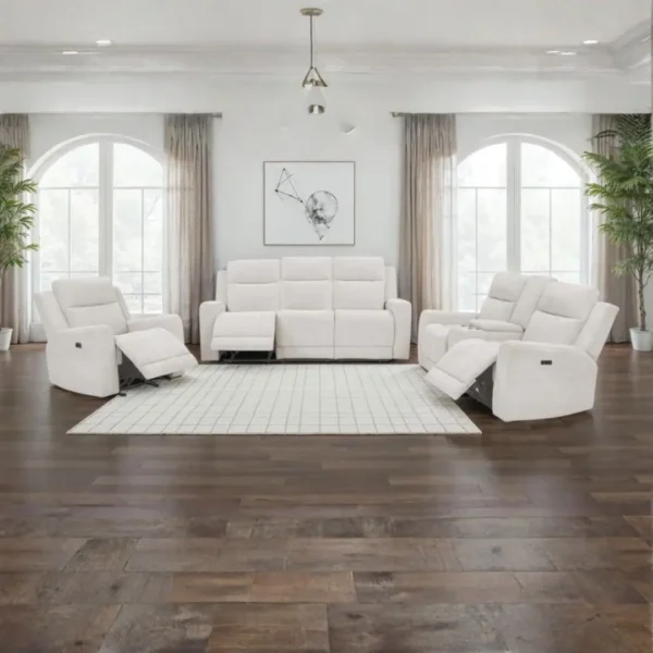 Kennett Chenille Power Reclining Sofa Set by Coaster Furniture - Image 27