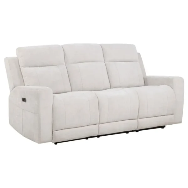 Kennett Chenille Sofa Recliner 3-Seater by Coaster Furniture - Image 9