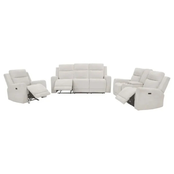 Kennett Chenille Power Reclining Sofa Set by Coaster Furniture - Image 30