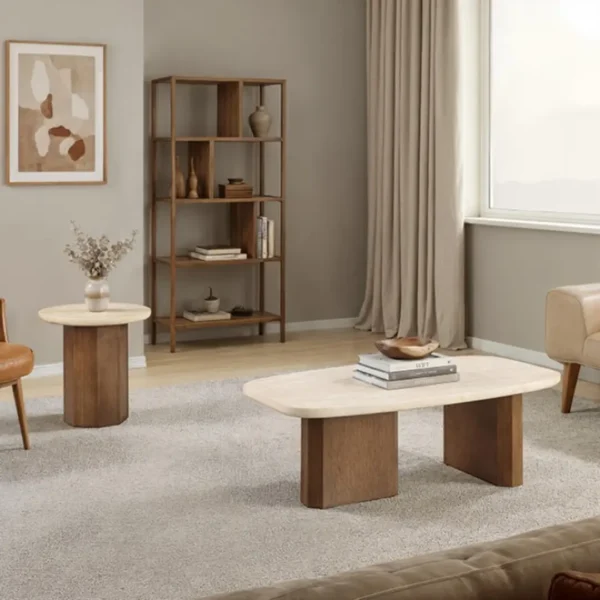 Florian Small Round End Table by Furniture of America - Image 3