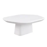 Amico White Ceramic Coffee Table by Furniture of America