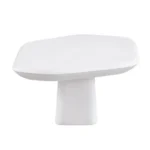 Amico White Ceramic Coffee Table by Furniture of America - Image 2