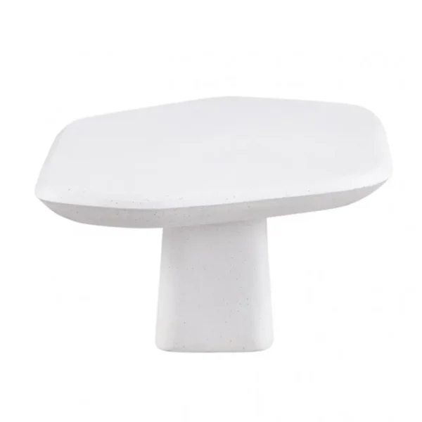 Amico White Ceramic Coffee Table by Furniture of America - Image 2