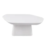 Amico White Ceramic Coffee Table by Furniture of America - Image 3