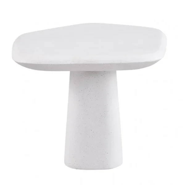 Amico White Ceramic Pedestal Coffee Table by Furniture of America - Image 2