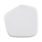 Amico White Ceramic Pedestal End Table by Furnitur of America - Image 2