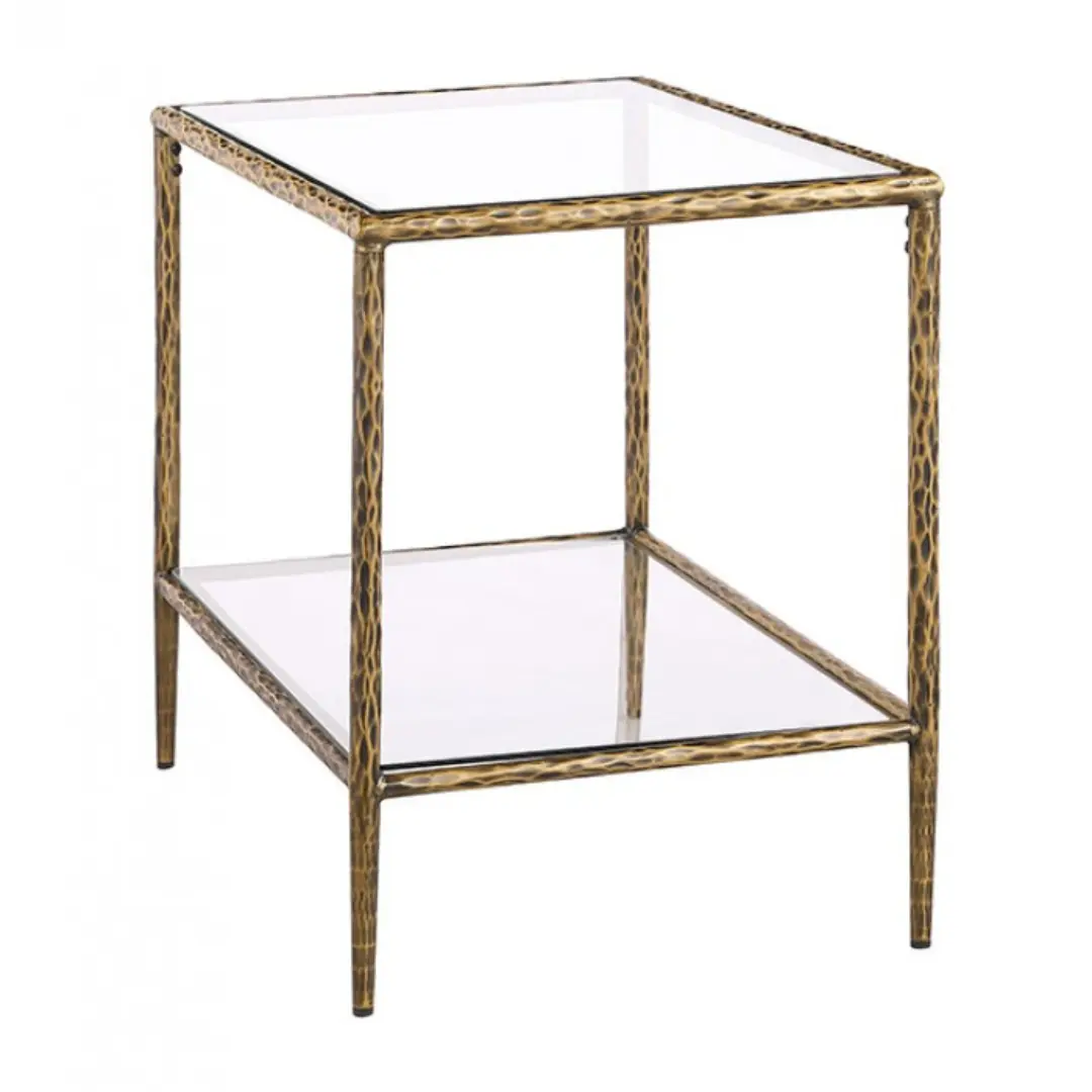 Helma Metal End Table by Furniture of America | U-Trade Furniture Helma Metal End Table by Furniture of America - Image 1