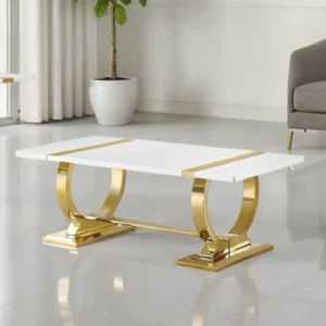 Horve White Oak Coffee Table by Furniture of America