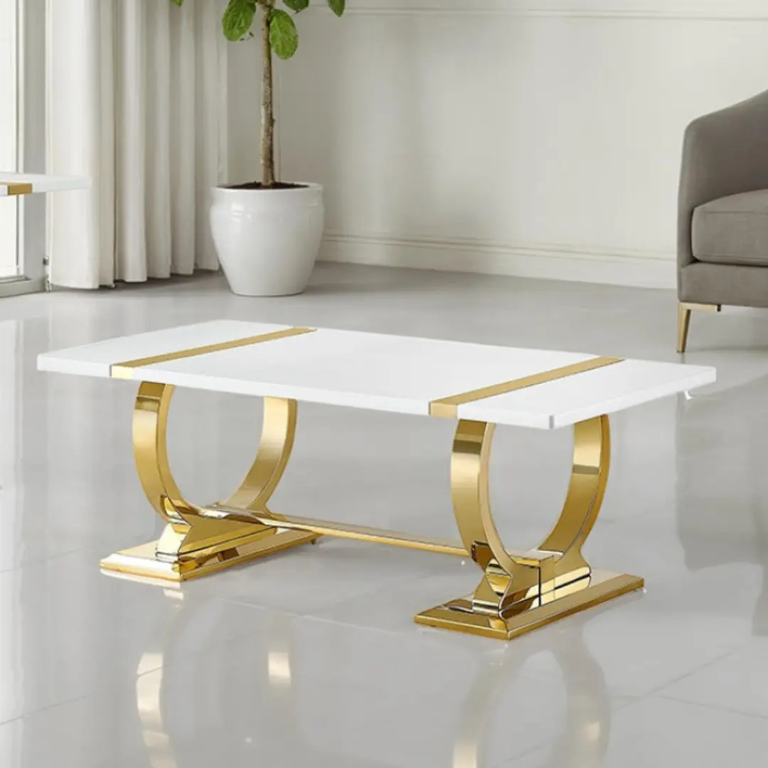 Horve White Oak Coffee Table by Furniture of America | U-Trade Furniture Horve White Oak Coffee Table by Furniture of America - Image 1