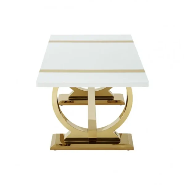 Horve White Oak Coffee Table by Furniture of America - Image 2