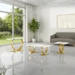 Horve White Oak Coffee Table by Furniture of America - Image 3
