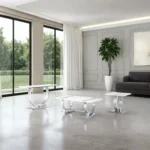 Horve White Oak Coffee Table by Furniture of America - Image 4