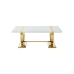 Horve White Oak Coffee Table by Furniture of America - Image 9