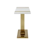 Horve White Sofa Table by Furniture of America - Image 2