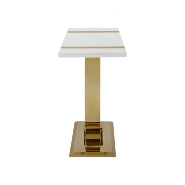 Horve White Sofa Table by Furniture of America - Image 2