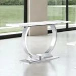 Horve White Sofa Table by Furniture of America - Image 3