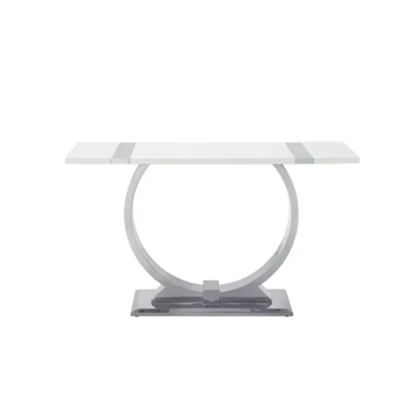 Horve White Sofa Table by Furniture of America - Image 4