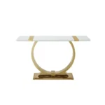 Horve White Sofa Table by Furniture of America - Image 8