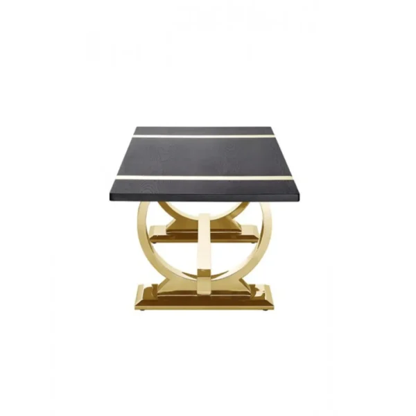 Horsham Black Rectangle Coffee Table by Furniture of America - Image 6