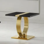 Horsham Black Wood End Table by Furniture of America